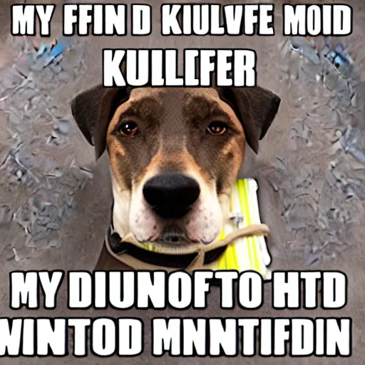 Image similar to my friend killed my minecraft dog