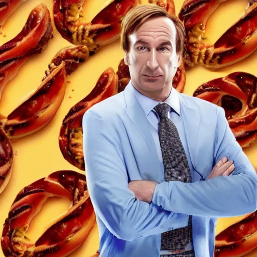 Image similar to saul goodman working at cinnabon, better call saul, 8 k