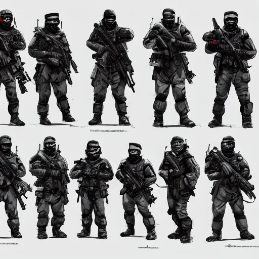 Modern Soldier Concept Art