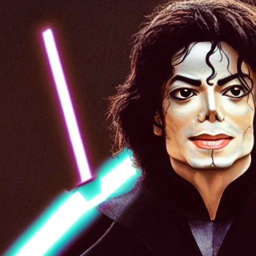 Image similar to Michael Jackson as anakin skywalker in star wars episode 3, 8k resolution, full HD, cinematic lighting, award winning, anatomically correct