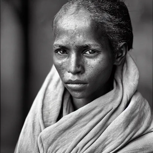 Image similar to a beautiful female's portrait, natural look, skin texture, extremely detailed, by steve mccurry,