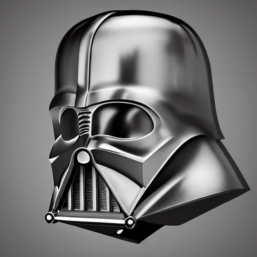 Prompt: darth vader mask modeled and rendered using 3 ds max, hdr light studio and v - ray