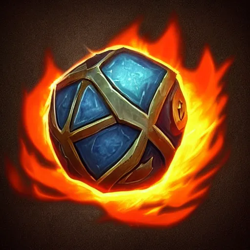Image similar to RPG skill icon, magic, fire World of Warcraft, League of Legends, DOTA