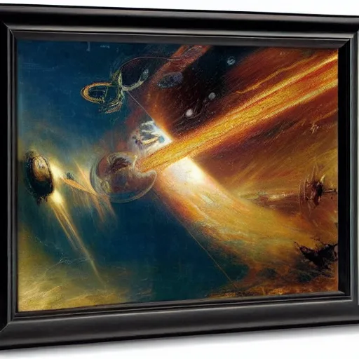 Image similar to the space conquest by turner