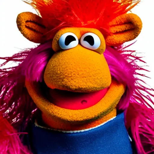 Prompt: studio portrait still of muppet!!!!! heat miser!!!!!! as a muppet muppet as a muppet, 8 k, studio lighting, key light,