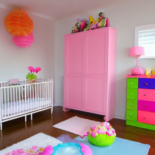 Image similar to kawaii baby room