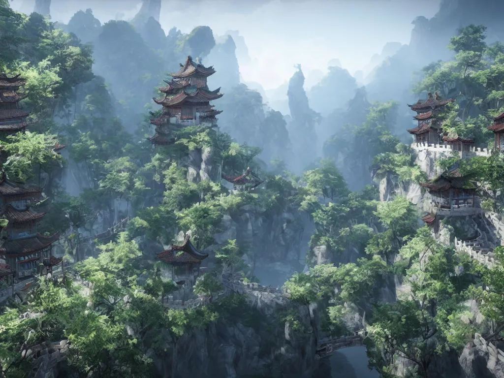 Image similar to china, hyperrealistic, 4 k, unreal engine, highly detailed, dramatic lighting, magical, beautiful