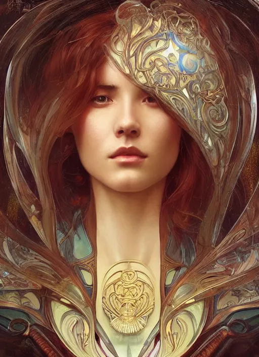 Image similar to portrait of a stunningly beautiful water drop, highly detailed, 3 5 mm photo, artstation, concept art, sharp focus, 2 8 mm macro photo, art by artgerm and greg rutkowski and alphonse mucha, incredibly beautiful and symmetrical, incredibly detailed, award winning art, royal