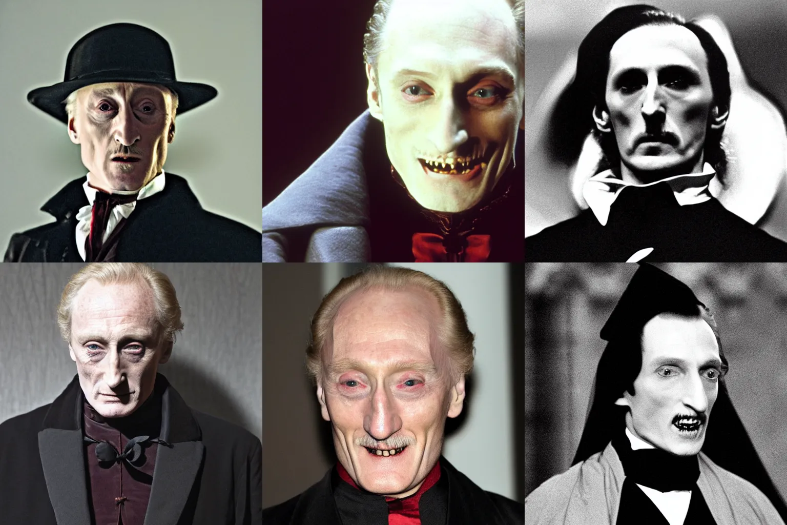 Prompt: Charles Dance as Count Dracula