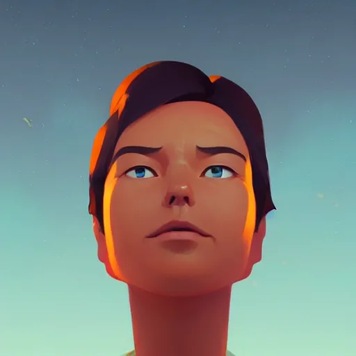 Image similar to face icon stylized minimalist close encounters of the third kind, loftis, cory behance hd by jesper ejsing, by rhads, makoto shinkai and lois van baarle, ilya kuvshinov, rossdraws global illumination