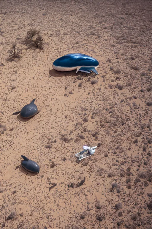 Image similar to 🐋🤖🦕👽🐳 in desert, photography by bussiere rutkowski andreas roch, 1 6 k