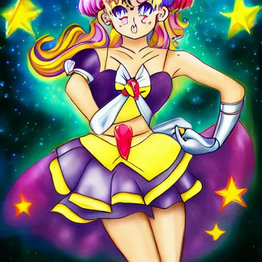 Image similar to sailor moon by peter zumthon