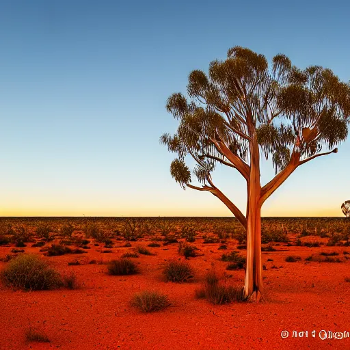 Prompt: bio-sensor system for monitoring the australian desert, XF IQ4, 150MP, 50mm, F1.4, ISO 200, 1/160s, dawn