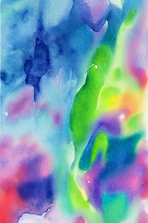 Prompt: digital background of dripping watercolor paint by georgia o keeffe