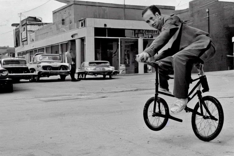 Prompt: lee harvey oswald bmx