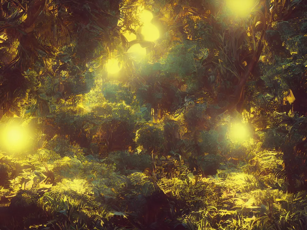 Image similar to sunlight study, the universe is a spheroid region 7 0 5 meters in diameter, art nouveau, kauai, by jan davidz de heem and ( ( ( ( ( lisa frank ) ) ) ) ), 8 k, sharp focus, octane render