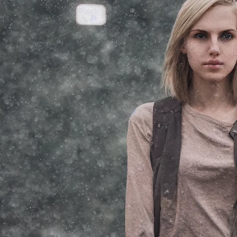 Prompt: cute annie leonhart in minecraft, beautiful face, pale skin, rule of thirds, cinematic lighting, rainy weather, melancholy atmosphere, sharp focus, backlit, stunning, model agency, smooth, hard focus, full body shot, instagram photo, shot on iphone 1 3 pro max, hyper realistic,