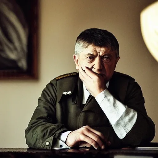 Image similar to alexander sokurov is overthinking about tyrants