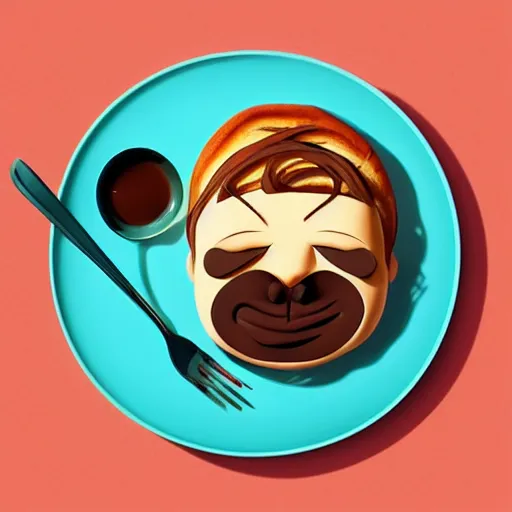 Image similar to face icon stylized minimalist breakfast at tiffany's, loftis, cory behance hd by jesper ejsing, by rhads, makoto shinkai and lois van baarle, ilya kuvshinov, rossdraws global illumination