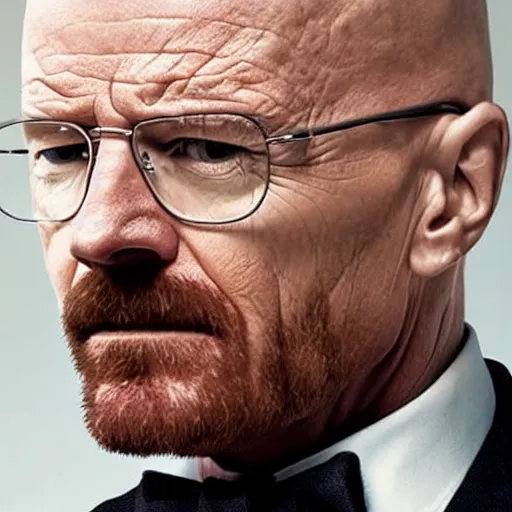 Prompt: walter white in house, m. d