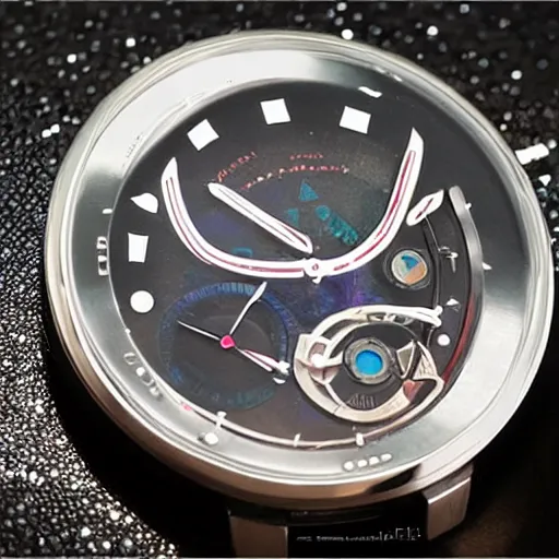 Image similar to watch dial that has never been seen before, stunning, cool, fun