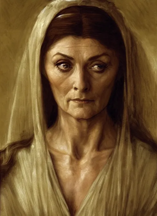 Image similar to jean marsh in game of thrones, bouguereau