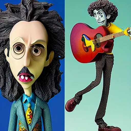 Prompt: Tim Burton as a Pixar figurine, vibrant, hyperrealistic, Maximalism, mystical, ornate, Intricate