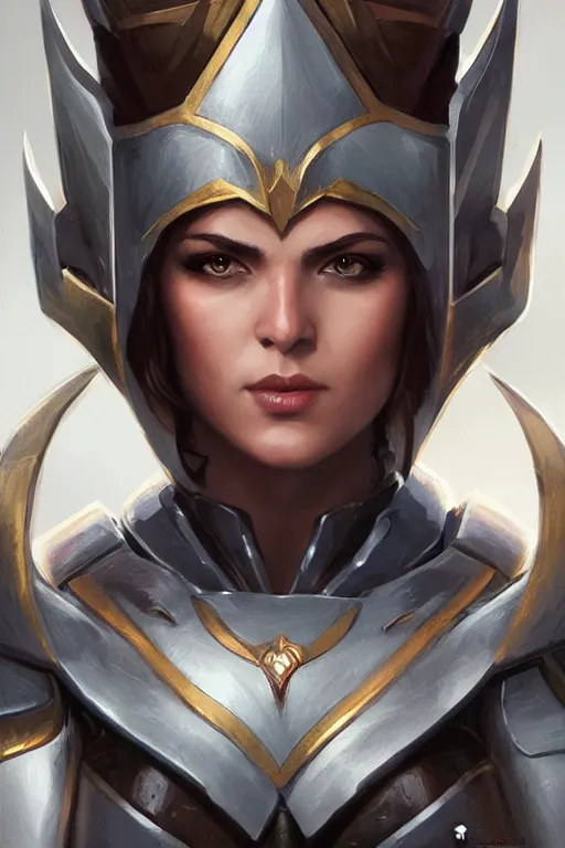 Image similar to amazon valkyrie athena, d & d, fantasy, portrait, highly detailed, headshot, digital painting, trending on artstation, concept art, sharp focus, illustration, art by artgerm and greg rutkowski and magali villeneuve