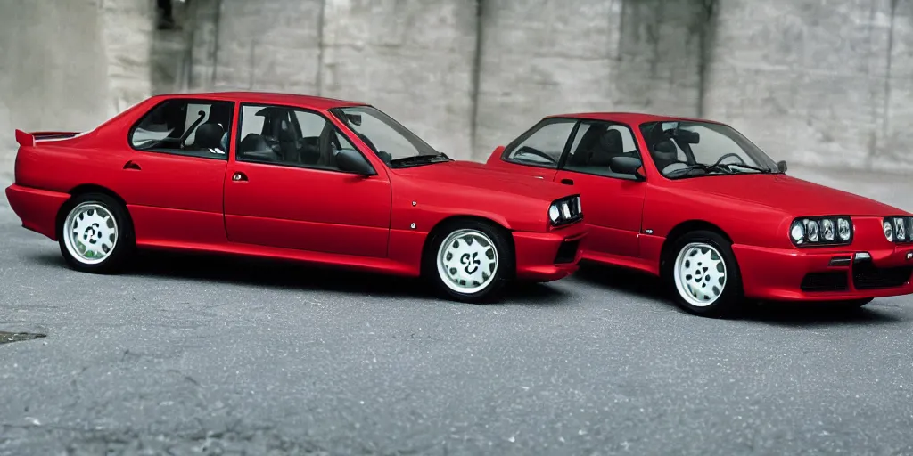 Image similar to “1990s Alfa Romeo Giulia Quadrifoglio”