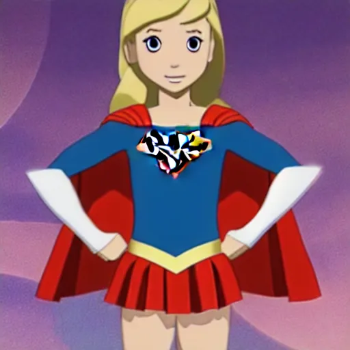 Prompt: Supergirl in DC Super Hero Girls