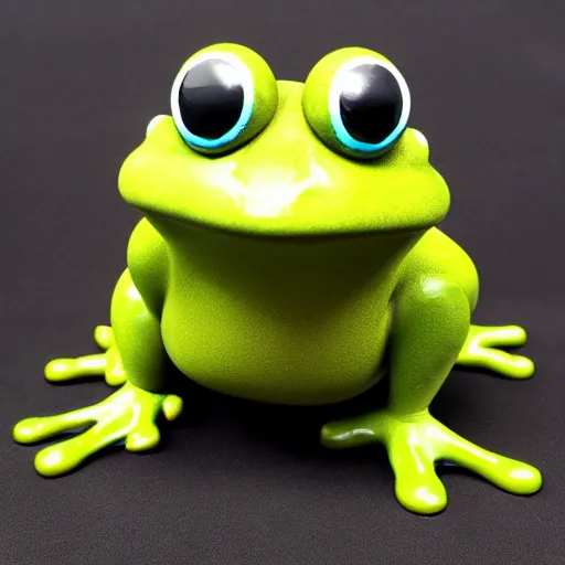 Image similar to giant frog, in the style of clash royale unit