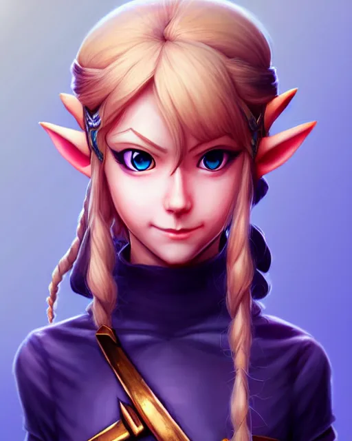 Prompt: character concept art of zelda | | cute - fine - face, pretty face, realistic shaded perfect face, fine details by stanley artgerm lau, wlop, rossdraws, james jean, andrei riabovitchev, marc simonetti, and sakimichan, tranding on artstation