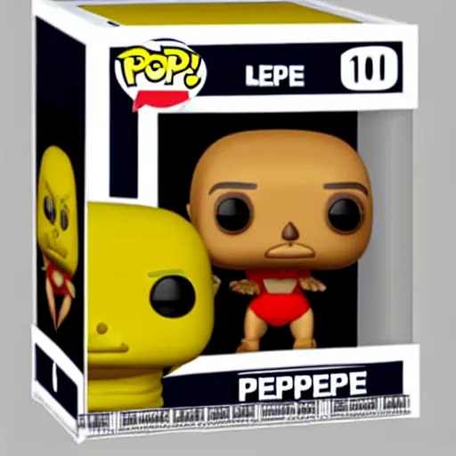 Prompt: pepe as a Funko Pop