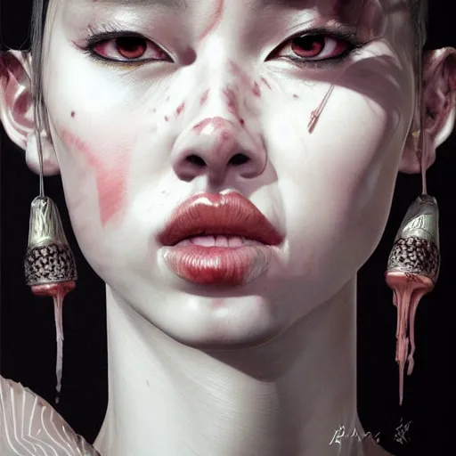 Prompt: bitches brew, absurdly beautiful, elegant, young sensual graceful, ultrafine hyperrealistic detailed face illustration by kim jung gi, irakli nadar, sharp focus, saturated colors, octopath traveler, final fantasy, unreal engine highly rendered, global illumination, radiant light, intricate environment