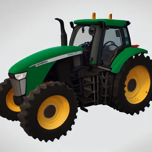 Image similar to kitbashing component of tractor, hard surface, hard surface, detailed, symmetric, unreal engine