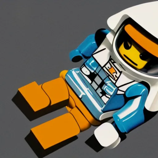 Prompt: lego astronaut in the spaceship by goro fujita, realism, sharp details, cinematic, highly detailed, digital,