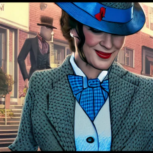 Image similar to mary poppins gta 5 cover art