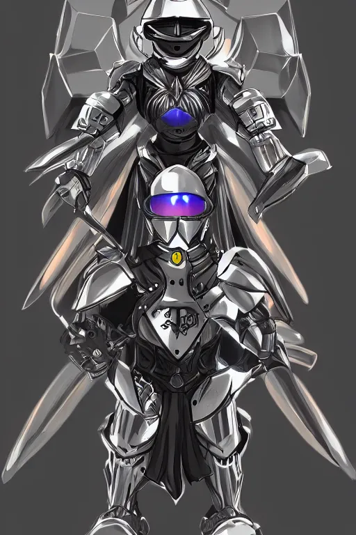 Image similar to helmet armor guardian destiny in witch queen illumination ray tracing hdr fanart arstation by sung choi robot ninja mask and eric pfeiffer and gabriel garza and casper konefal