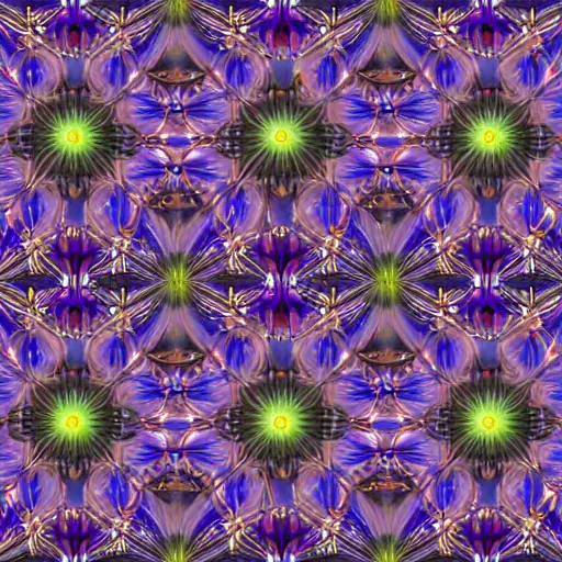 Image similar to radiolaria starburst mandelbulb fractal by Ernst Haeckel colorful geometric sharp vivid studio render