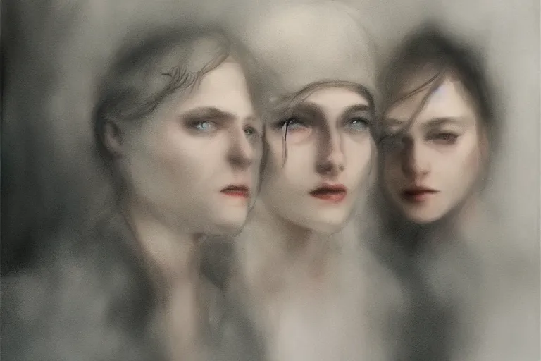 Prompt: selfsufficient and wealthy family watching tvin style of paolo roversi, britt marling style 3 / 4, 8 k, sharp focus, soft light, volumetric lighting, highly detailed realistic, refined, artstation