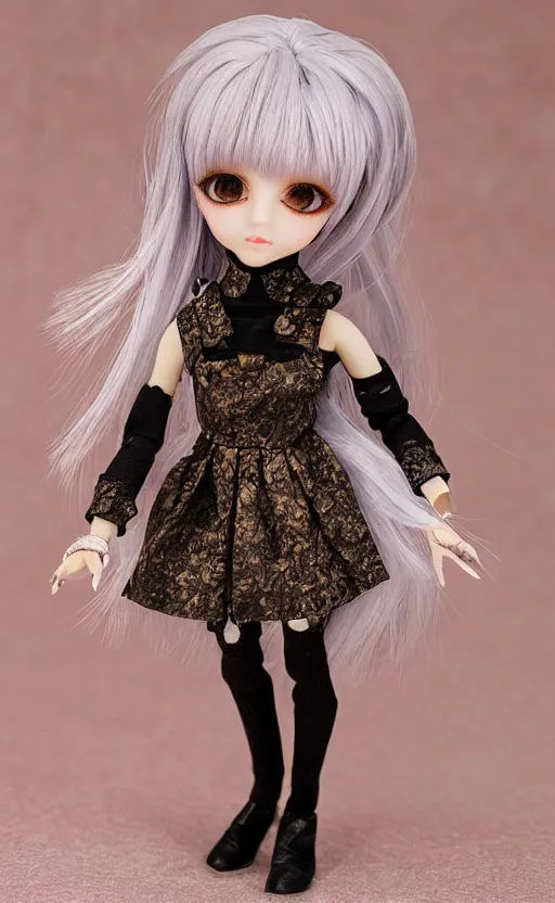 Image similar to dollfie in Sleeveless turtleneck baroque dress