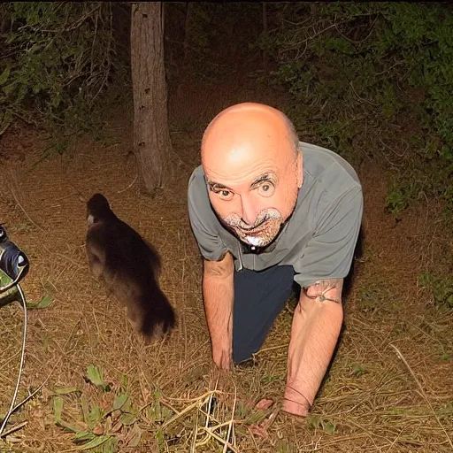 Image similar to dr. phil nighttime trailcam footage of dr. phil of dr. phil mcgraw