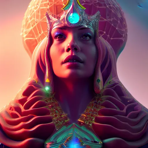 Image similar to Cosmic god queen, hyperdetailed, artstation, cgsociety, 8k