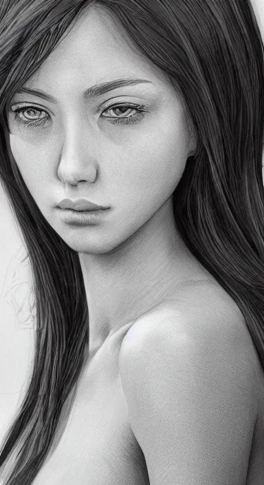 Prompt: highly detailed realistic portrait of a beautiful female character designs