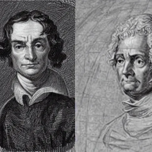 Prompt: newton and euler epic maths battle