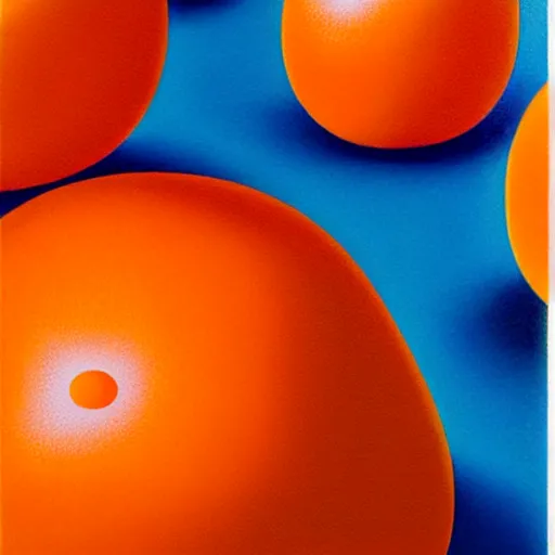 Prompt: orange fruit by shusei nagaoka, kaws, david rudnick, airbrush on canvas, pastell colours, cell shaded, 8 k