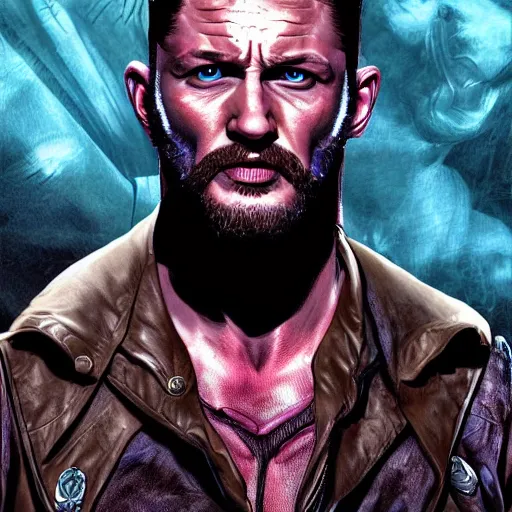 Image similar to tom hardy as wolverine from x - men digital art 4 k detailed super realistic