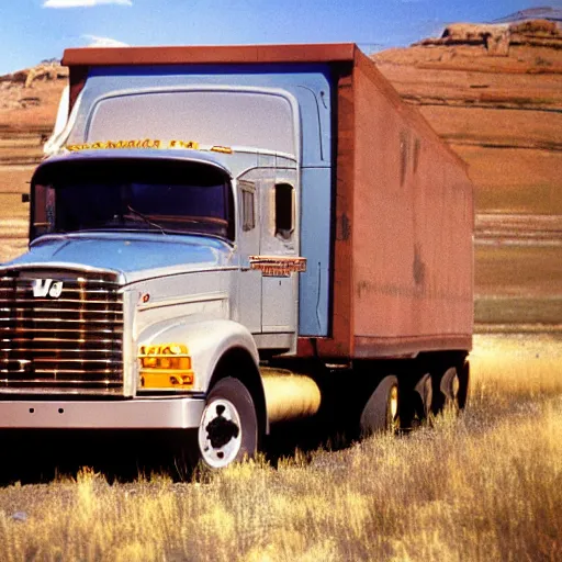 Image similar to photo, wyoming, truck, kodak ektachrome 1 2 0,