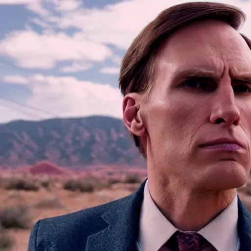 Image similar to Live Action Still of Jerma in Better Call Saul, real life, hyperrealistic, ultra realistic, realistic, highly detailed, epic, HD quality, 8k resolution, body and headshot, film still