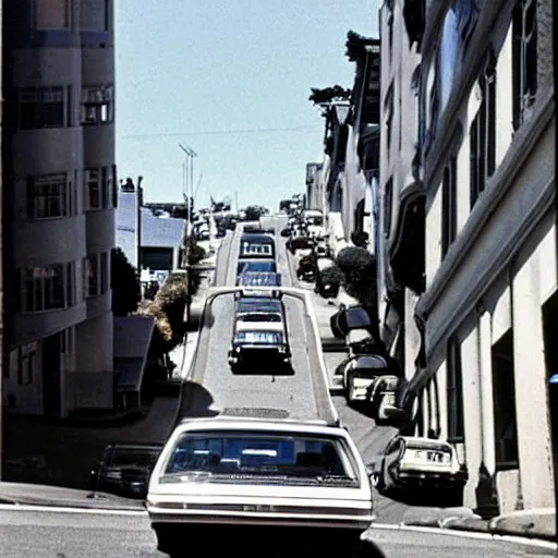 Image similar to San Francisco's Lombard Street In 1975